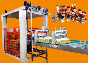 High Speed Food Packaging Systems Filled Iron Cans Automatic Palletizer Machine